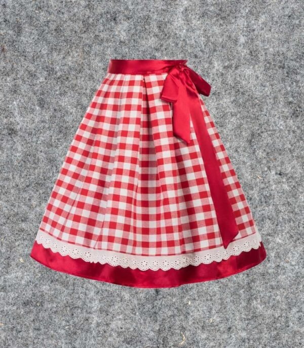 Authentic Oktoberfest Black And Red Dirndl Dress OD-0014 (2)