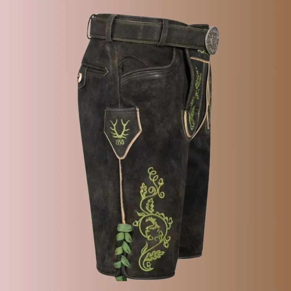 Authentic Lederhosen | Handmade German Leather Shorts - Image 3