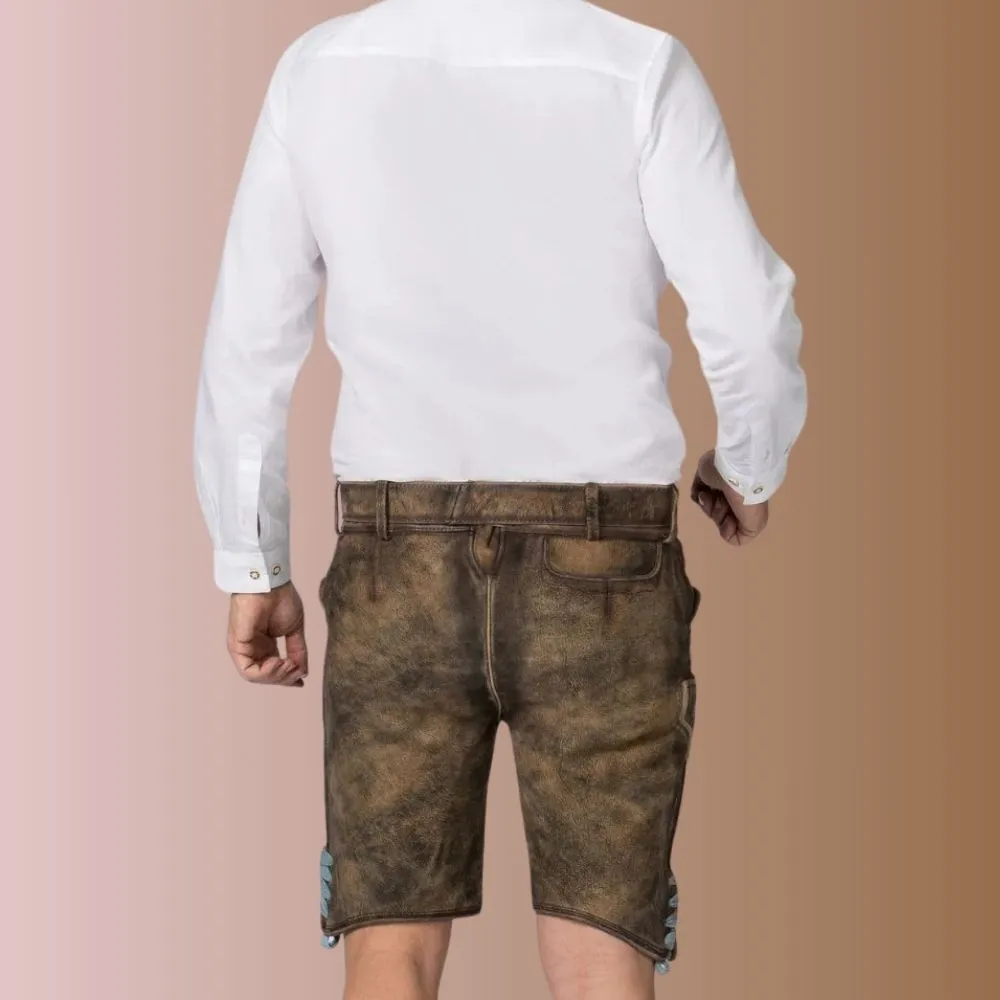 Classic Lederhosen | Authentic Bavarian Leather Shorts - Image 3