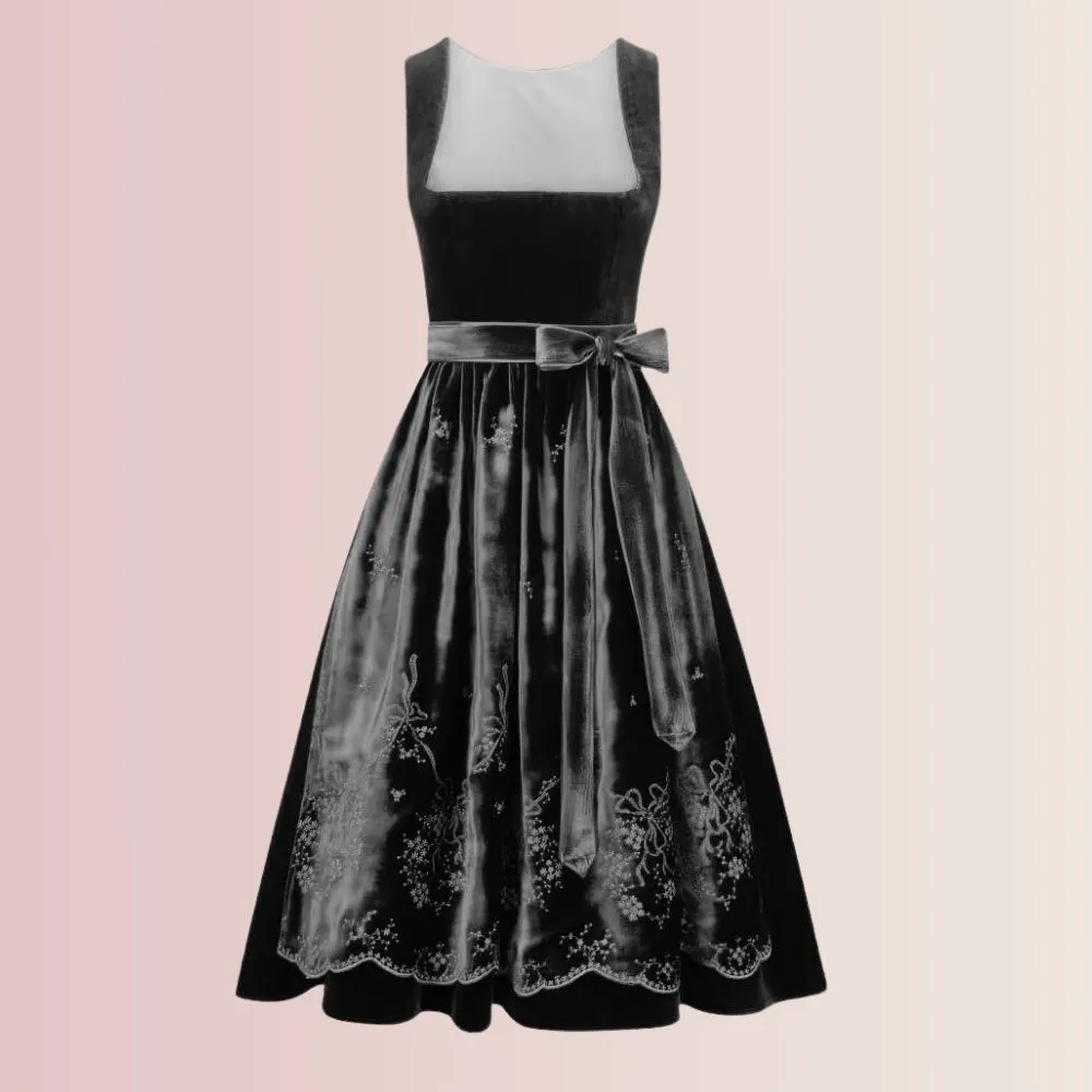Black Velvet Dirndl Dresses | Timeless Elegance