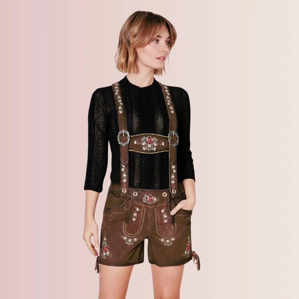 Bavarian Lederhosen for Women | Handcrafted Authentic Design