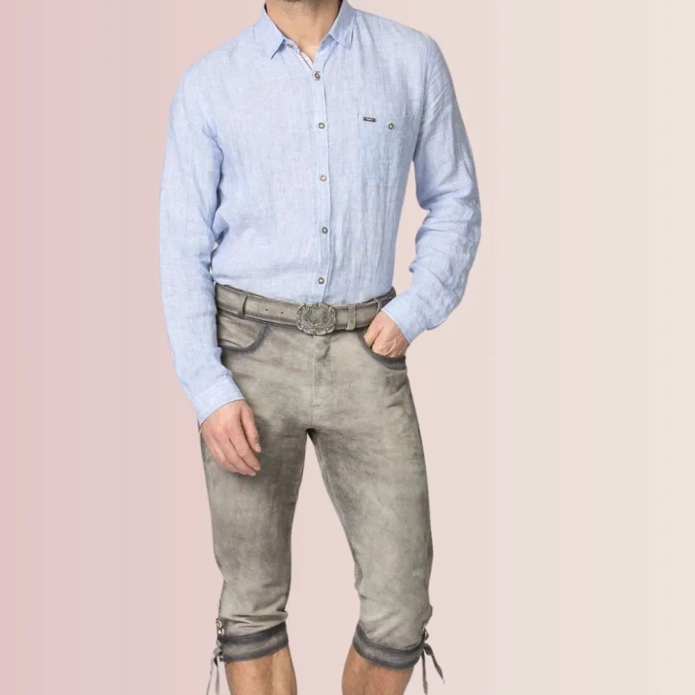 Authentic Bavarian Bundhosen | German Lederhosen Outfit