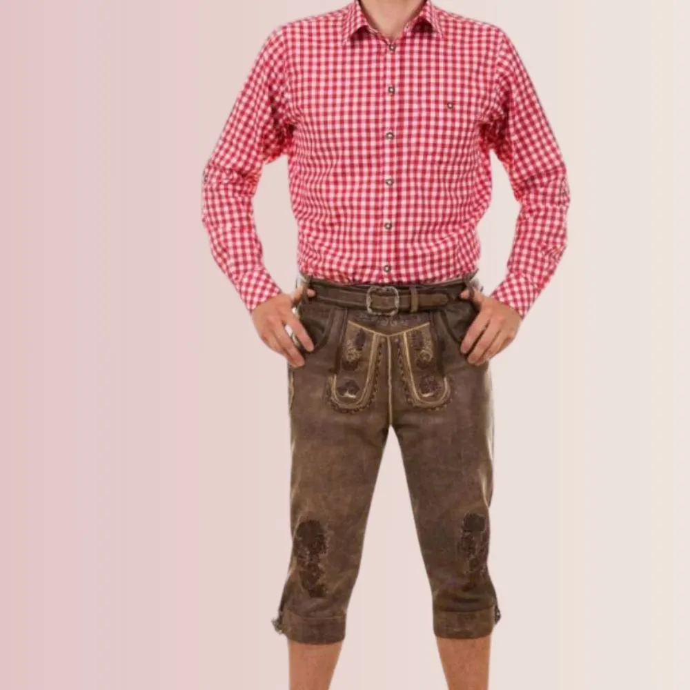 Brown Leather Bundhosen | A Timeless Bavarian Style