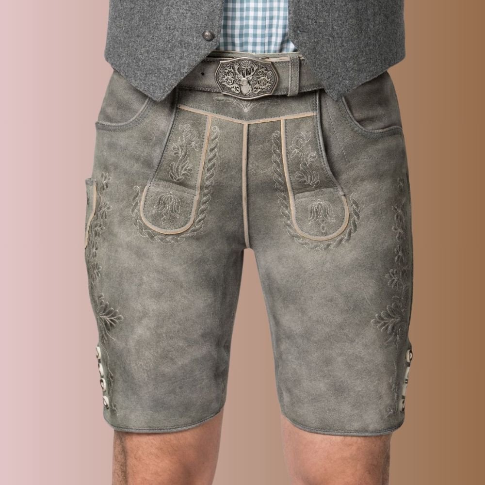 Leather Bavarian Shorts | Authentic Lederhosen Styles