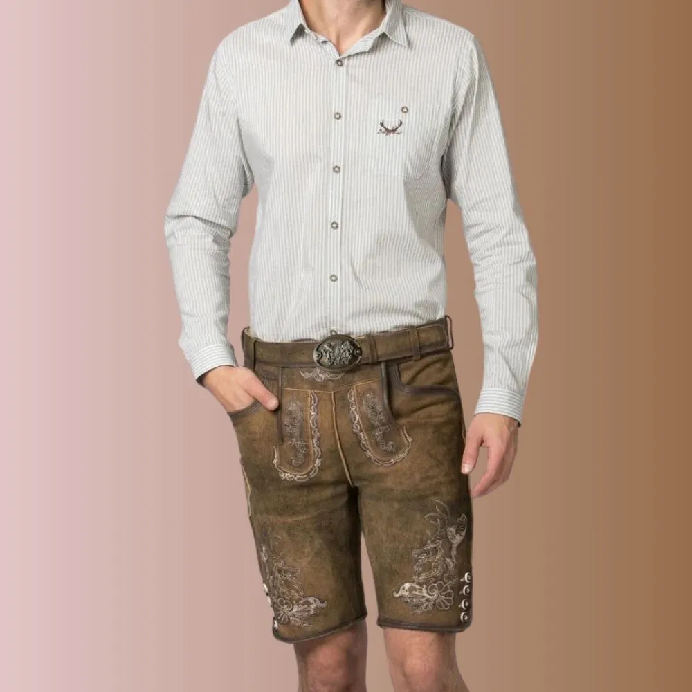 Embroidered Lederhosen | Handcrafted Bavarian Style